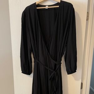 Black Old Navy Wrap Dress | Size 3X